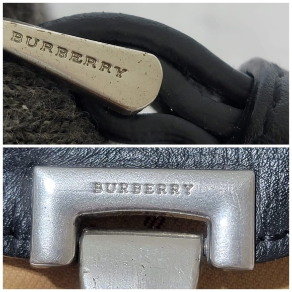 Authentic BURBERRY Derby Calfskin Vintage Check Small Macken Crossbody B… - Picture 7 of 15